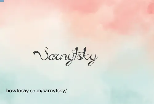 Sarnytsky