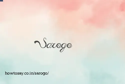 Sarogo