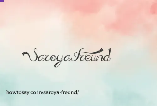 Saroya Freund