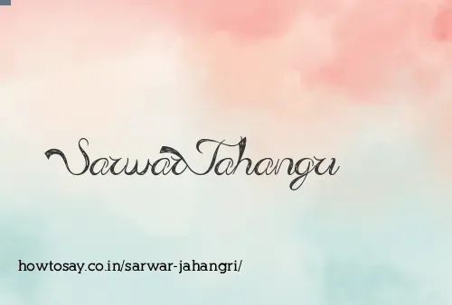 Sarwar Jahangri
