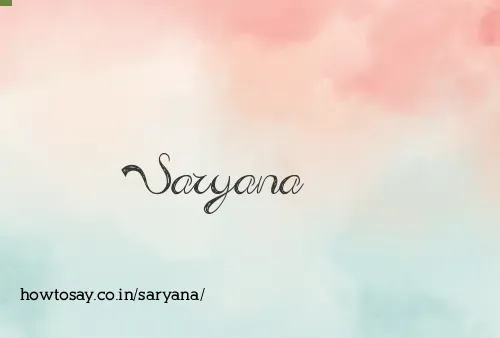Saryana