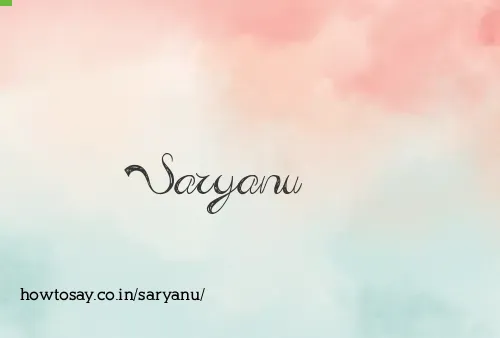 Saryanu