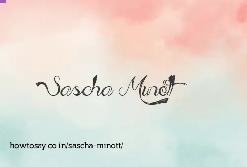 Sascha Minott
