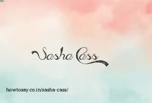 Sasha Cass