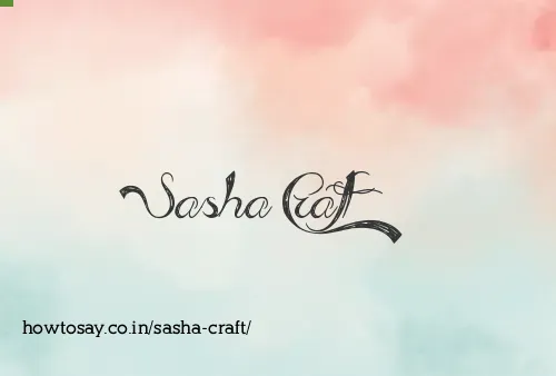 Sasha Craft