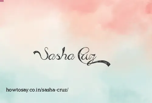 Sasha Cruz