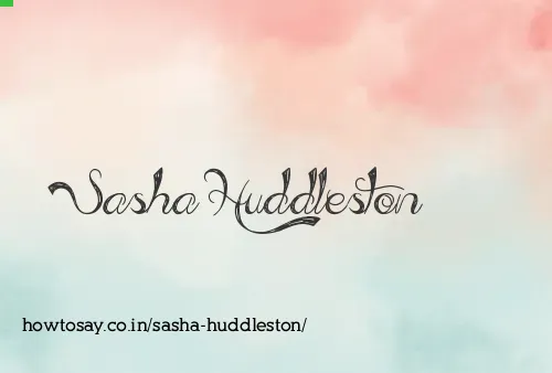 Sasha Huddleston