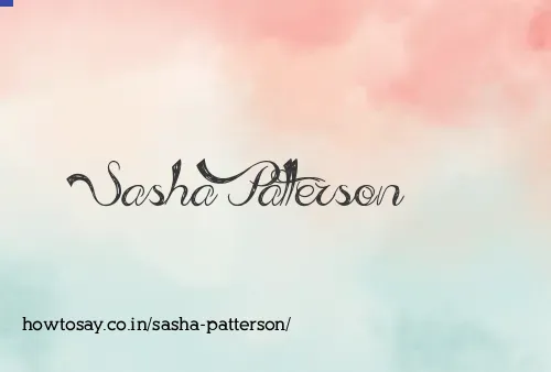 Sasha Patterson