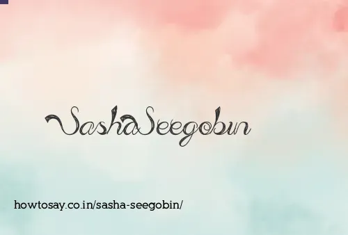 Sasha Seegobin