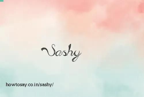 Sashy