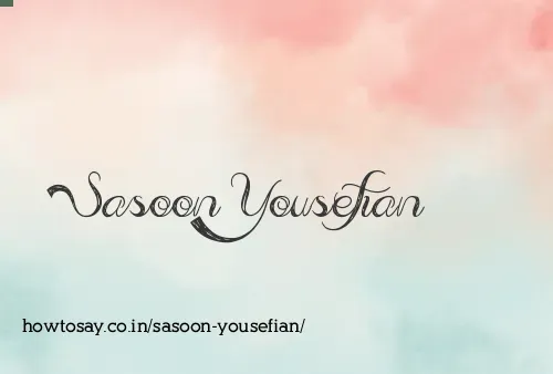 Sasoon Yousefian