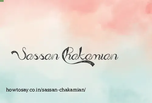 Sassan Chakamian