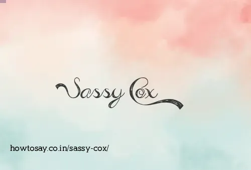 Sassy Cox