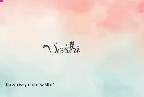 Sasthi