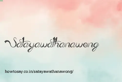 Satayawathanawong