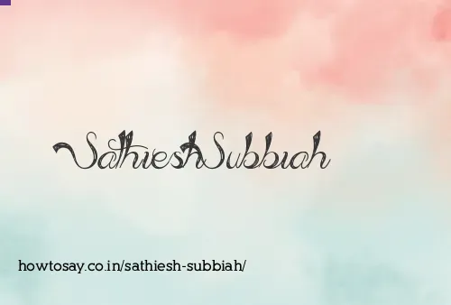 Sathiesh Subbiah