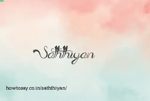 Saththiyan