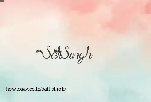 Sati Singh