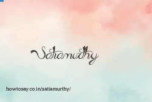 Satiamurthy