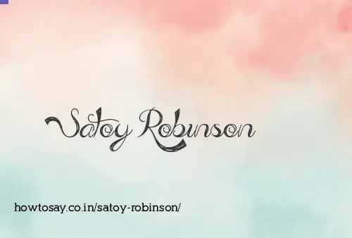 Satoy Robinson