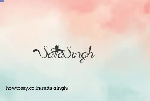 Satta Singh