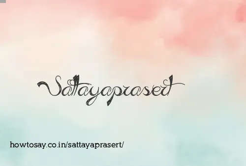 Sattayaprasert