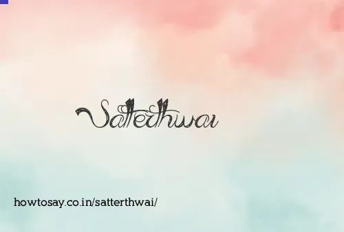 Satterthwai