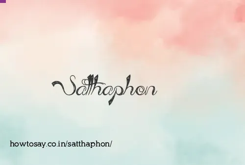 Satthaphon