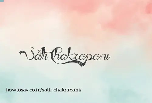 Satti Chakrapani