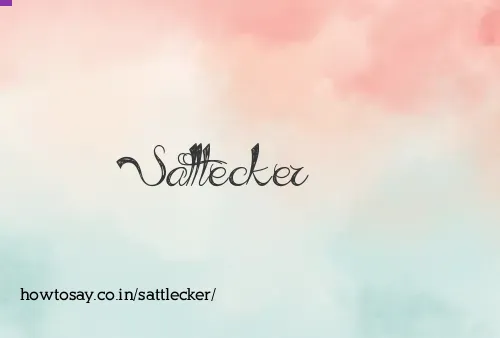 Sattlecker