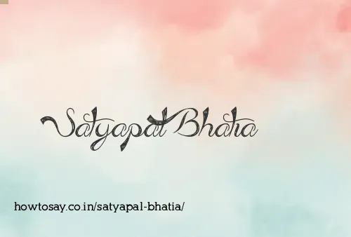 Satyapal Bhatia