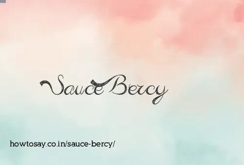 Sauce Bercy