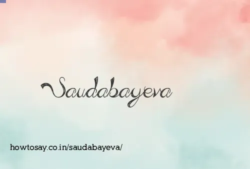 Saudabayeva