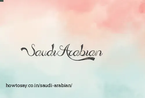 Saudi Arabian