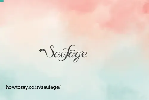 Saufage