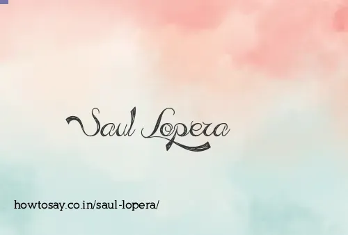Saul Lopera