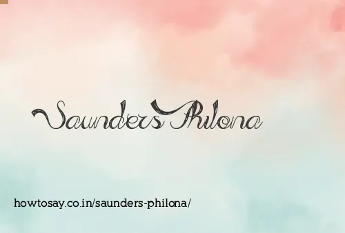 Saunders Philona
