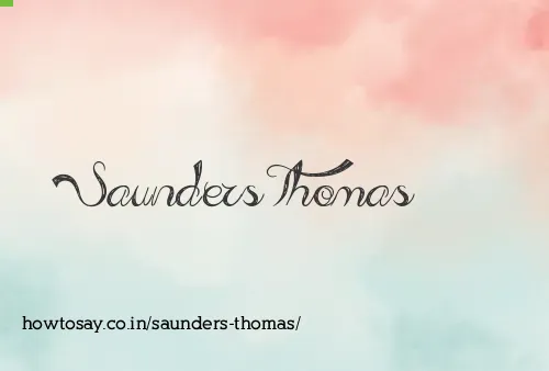 Saunders Thomas