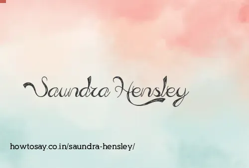 Saundra Hensley
