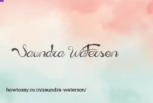 Saundra Waterson