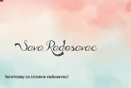 Sava Radosavac