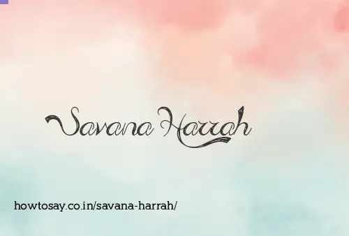 Savana Harrah
