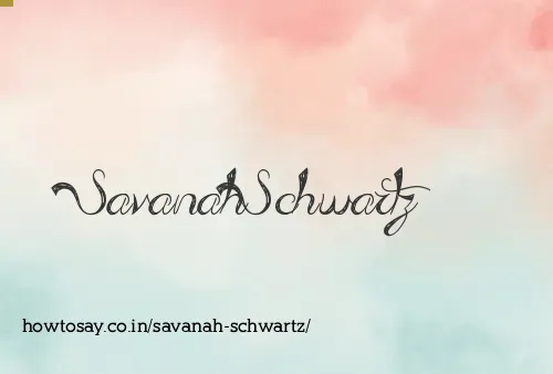 Savanah Schwartz