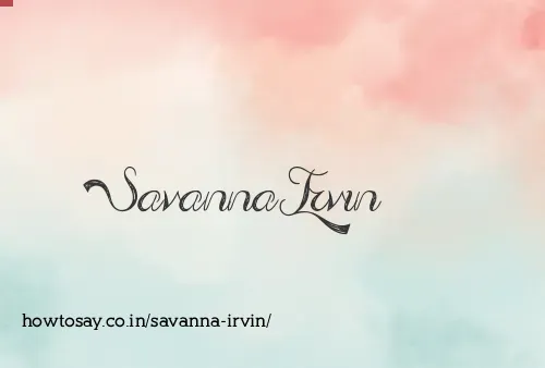 Savanna Irvin