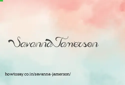 Savanna Jamerson