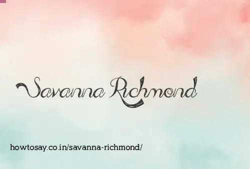 Savanna Richmond