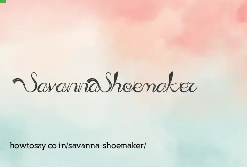 Savanna Shoemaker