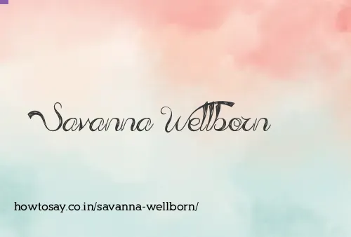 Savanna Wellborn