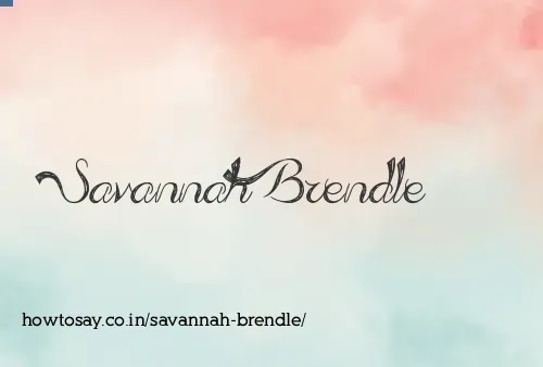 Savannah Brendle
