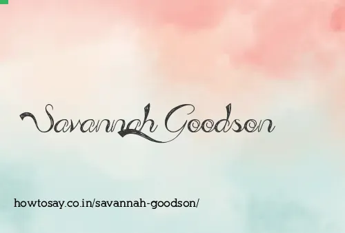 Savannah Goodson